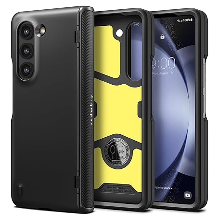 Spigen Slim Armor Pro for Samsung Galaxy Z Fold 5 Case, Galaxy Z Fold 5 Back Cover - TPU+PC｜Black
