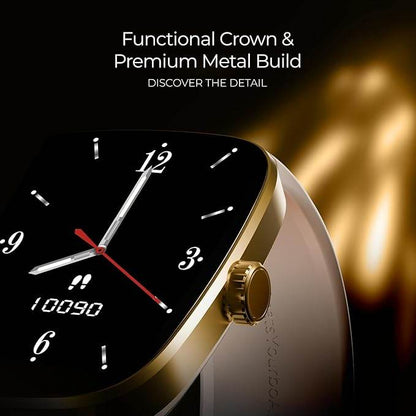 boAt Ultima Regal w/ 2.01”(5.10 cm) Crystal-Clear AMOLED Display, Fitness Smart Watch for Men & Women (Cherry Blossom) - Rajputtrade