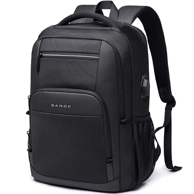 Red Lemon Swiss Cut Design 15.6" Laptop Backpack for Men and Women, Stylish 26L Capacity, USB Charging Port, Anti-Theft Pocket & Accessories Organizer - Rajputtrade