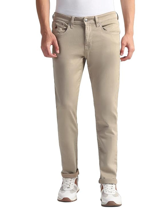 U.S. POLO ASSN. Men's Regular Fit Mid Rise Jeans - Rajputtrade