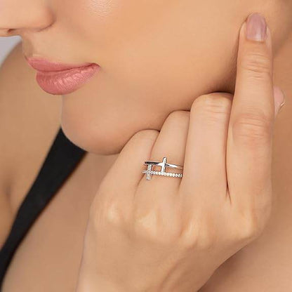 925 Sterling Silver Classy Ring | Gifts for Women & Girls | With 925 Stamp And Certificate Of Authenticity - Rajputtrade