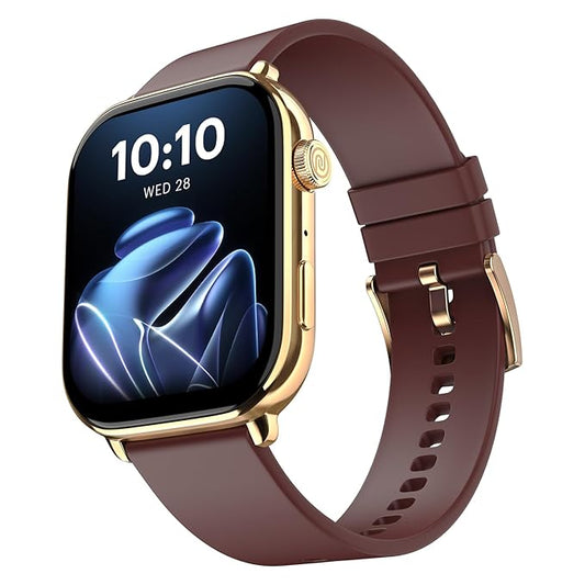 Noise Pulse 4 Max Smart Watch, 1.96" AMOLED Display, Functional Crown, Health Suite (Deep Wine) - Rajputtrade