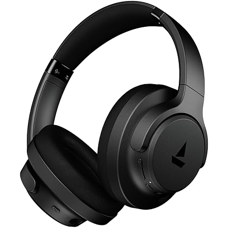 boAt Rockerz 512 ANC,(~40dB) Hybrid ANC, 80H Battery, 40mm Drivers, 40ms Low Latency, ENx Tech,Stream Ad Free Music via App Support, Bluetooth Headphones (3 color options)