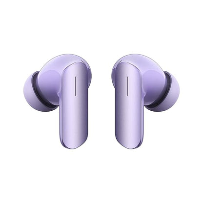 Realme Buds Air 7, 12.4mm Dynamic Bass Drivers,52Hrs Playtime, 52dB Hybrid ANC,6 Mic ENC, 45ms Low Latency, 360° Spatial Audio, Hi-Res LHDC, IP55 Dust & Water Resistant, BT v5.4 (Lavender Purple)