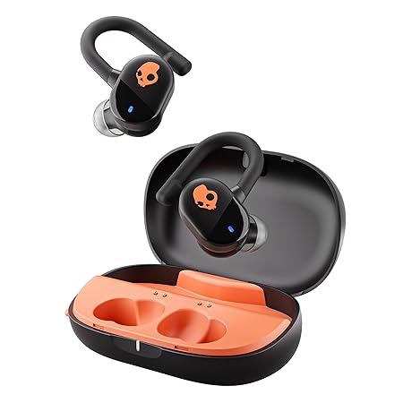 Skullcandy Push Play Active Wireless Earbuds with Mic - 34Hr Battery, Skull-iQ App, Alexa Voice Control, IP55 Sweat Water Dust Resistant (2 color options)