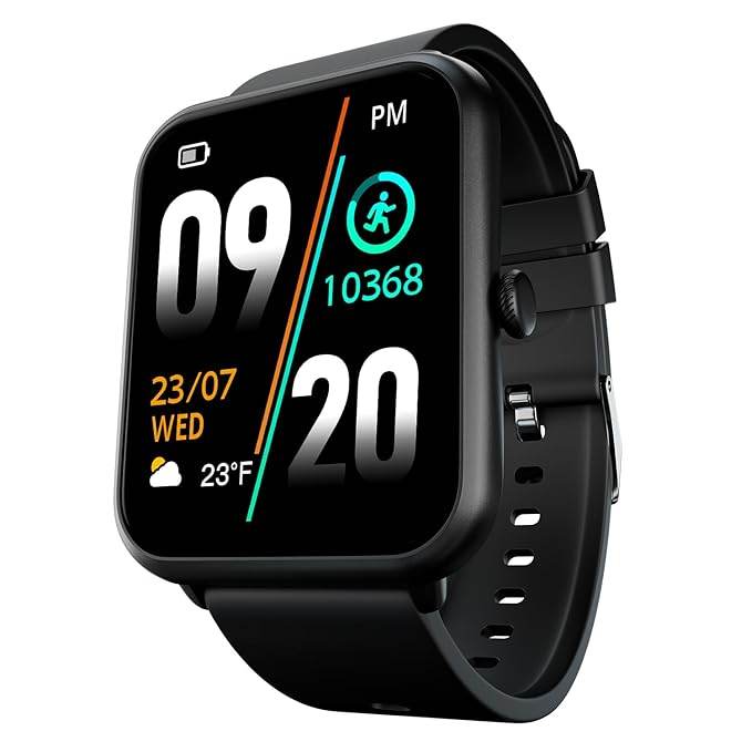 Fire-Boltt Ninja Call Pro Plus Smart Watch 1.83 inch with Bluetooth Calling (Black) - Rajputtrade
