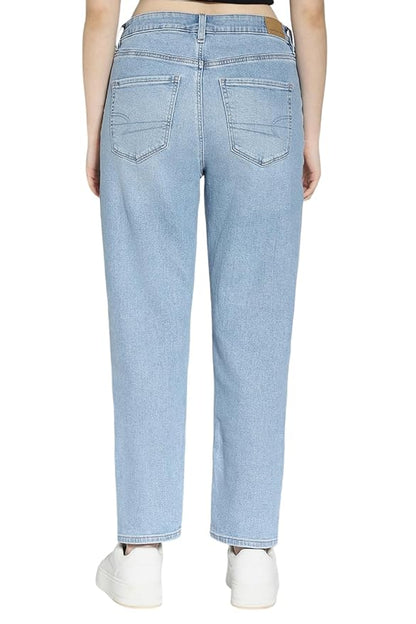 American Eagle Women's Straight Jeans (Blue-32) - Rajputtrade