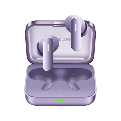 Realme Buds Air 7, 12.4mm Dynamic Bass Drivers,52Hrs Playtime, 52dB Hybrid ANC,6 Mic ENC, 45ms Low Latency, 360° Spatial Audio, Hi-Res LHDC, IP55 Dust & Water Resistant, BT v5.4 (Lavender Purple)