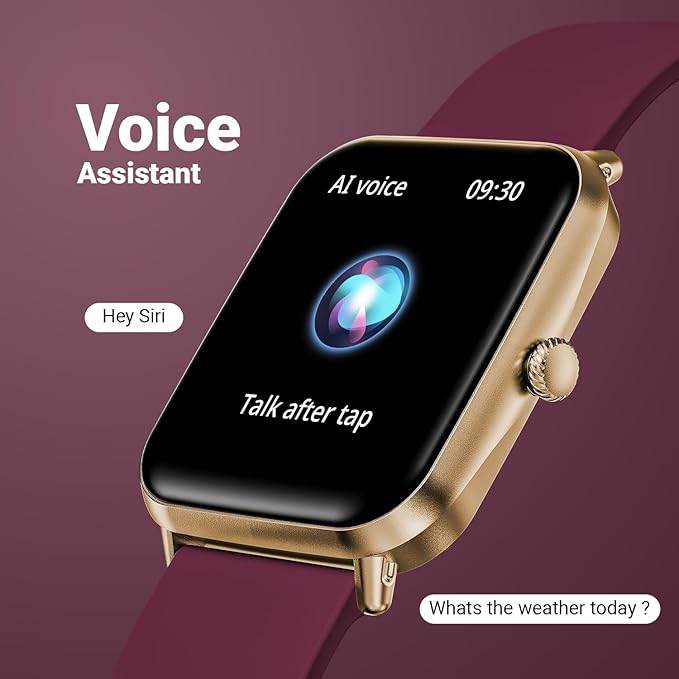 Fire-Boltt Ninja Call Pro Plus Fusion Smart Watch 1.83 inch with Bluetooth Calling (Wine) - Rajputtrade