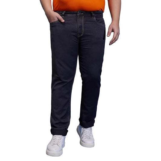 Men's Regular Fit Solid Jeans (Size 2XL) - Rajputtrade