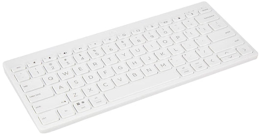 HP 350 Compact Multi-Device Bluetooth Keyboard; Spill Resistant; Swift Pair; OS Auto-Detection, LED Indicator, Battery Life Up to 24 Months, 3 Years Warranty - Rajputtrade