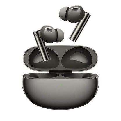 Ear Buds Air 6 Pro with Dual Drivers(11Mm+6Mmtweeter),40 Hrs Play Time,Fast Charge,50 Db ANC - Rajputtrade