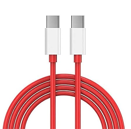 Type-C to Type-C Cable for Tata Nexon Original USB Data & Charging Cable | Fast Charging Cable 60W High Speed (Red)