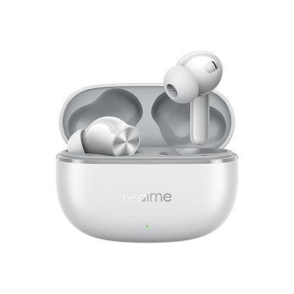 realme Buds T200 Lite Bluetooth in Ear Earbuds,4 Mic, AI ENC for Calls,48 Hours Total Playback with Fast Charging (Grey) - Rajputtrade