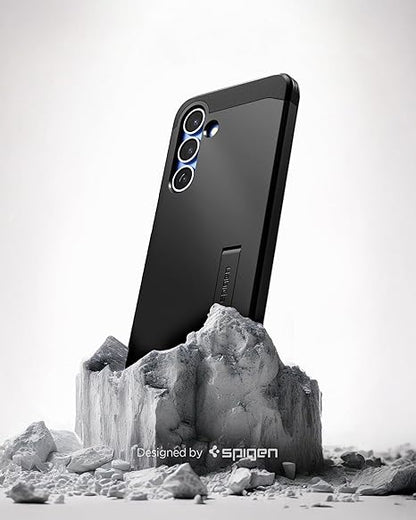 Spigen Tough Armor (AI) MagFit for Samsung Galaxy S25+ Case, Galaxy S25+ Back Cover (2025) - TPU+Poly Carbonate｜Black