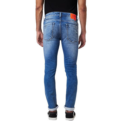 Spykar Low Rise Skinny Fit Blue Jeans for Men(Size 38) - Rajputtrade