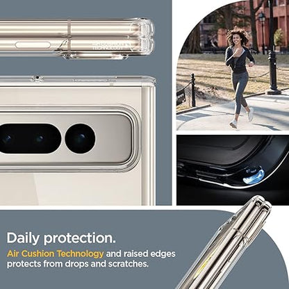 Spigen Ultra Hybrid for Google Pixel Fold Case, Transparent Pixel Fold Back Cover - Crystal Clear