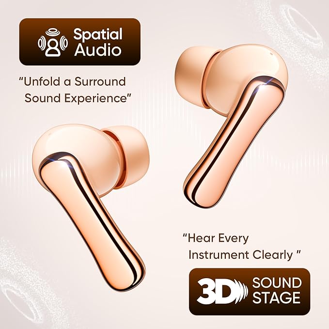 Mivi SuperPods Halo [Flagship Launch], 35dB ANC Active Noise Cancellation in , IPX4, v5.4 Bluetooth Earbuds with Mic - Rajputtrade