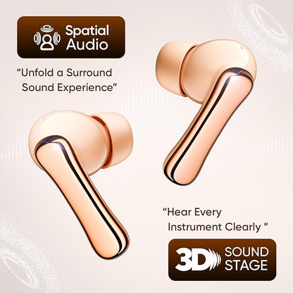 Mivi SuperPods Halo [Flagship Launch], 35dB ANC Active Noise Cancellation in , IPX4, v5.4 Bluetooth Earbuds with Mic - Rajputtrade