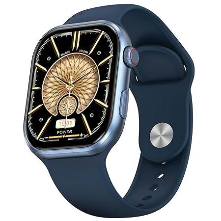 Fire-Boltt Brillia Smart Watch with 51.3mm (2.02 inch) AMOLED Display, Bluetooth Calling, SpO2 (Brillia, Blue) - Rajputtrade