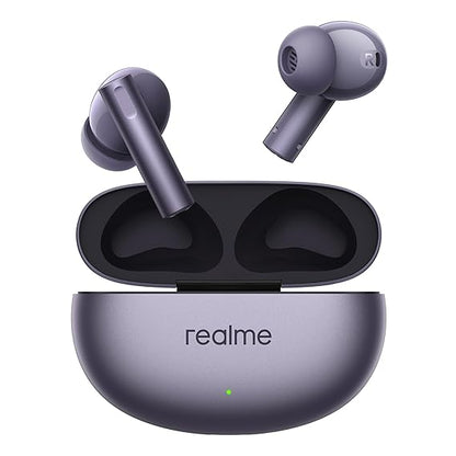 realme Buds Air 6 TWS in Ear Earbuds with 12.4 mm Deep Bass Driver, 40 Hours Play time, Fast Charge, Bluetooth v5.3 (Royal Violet) - Rajputtrade
