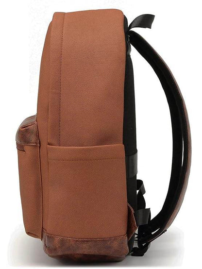 FUR JADEN Vegan Leather Stylish 15.6 Inch Laptop Backpack Travel Weekender Bag For Men Women - Rajputtrade