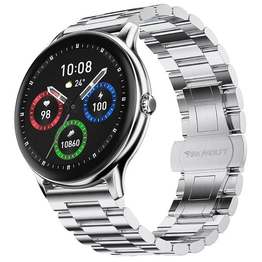 Fire-Boltt Newly Launched Phoenix Ultra Blaze Luxury Stainless Steel, Smart Watch , SpO2, Heart Rate Monitoring (Silver) - Rajputtrade