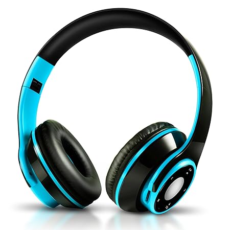 Bluetooth Headphones Over Ear, Wireless Headphones with 5 EQ Modes, 20 Hours Playtime (3 Color options)