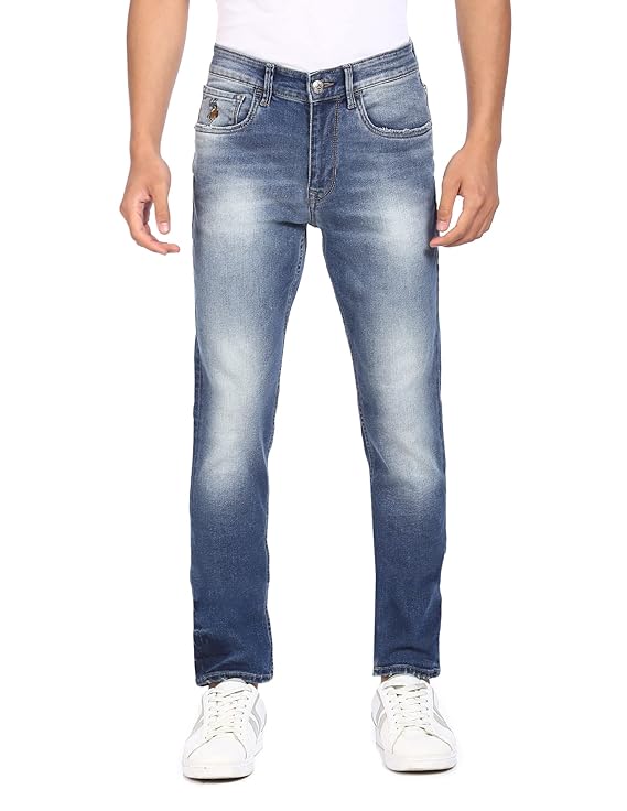 U.S. POLO ASSN. Men Regular Fit Jeans(Size-34) - Rajputtrade
