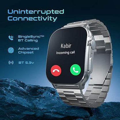 Fastrack Astor FS2 Pro Smart Watch, 1.96” AMOLED Display, 410 * 502 Pixel Resolution, Upto 5 Day Battery, IP68 (Black) - Rajputtrade