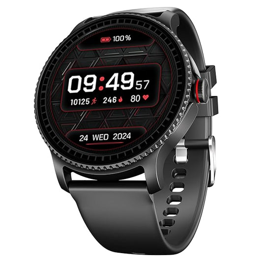 boAt Lunar Discovery w/ 1.39" (3.5 cm) HD Display, Smart Watch for Men & Women (Active Black)