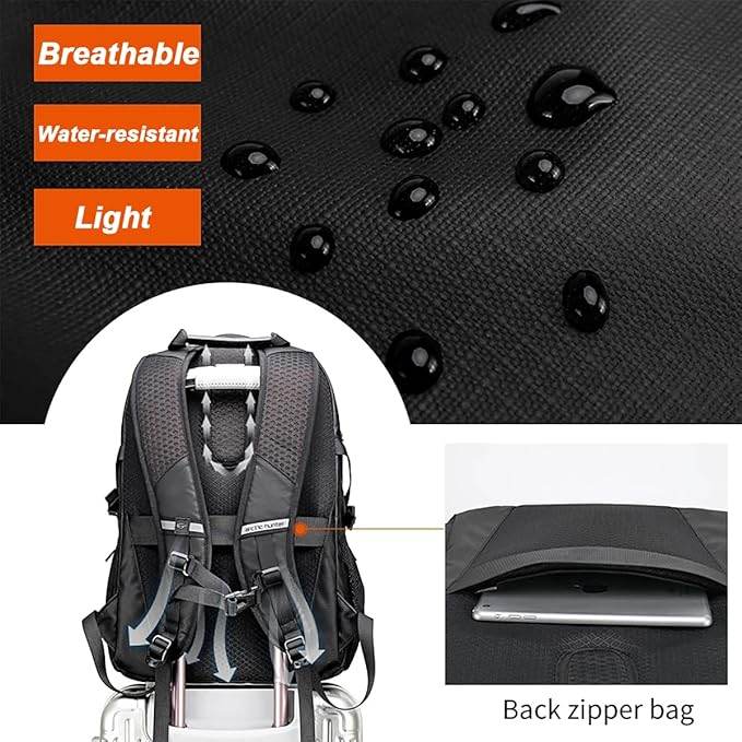Arctic Hunter Backpack for Men Women 30L Office Casual 15.6-inch Laptop Bag Water-resistant Multi-pockets Sleek Smart College Backpack with USB Port YKK Zipper - Rajputtrade