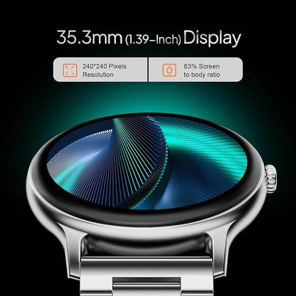 Fire-Boltt Newly Launched Phoenix Ultra Blaze Luxury Stainless Steel, Smart Watch , SpO2, Heart Rate Monitoring (Silver) - Rajputtrade