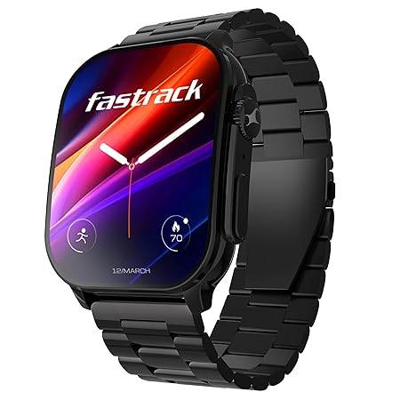 Fastrack Astor FS2 Pro Smart Watch, 1.96” AMOLED Display, 410 * 502 Pixel Resolution, Upto 5 Day Battery, IP68 (Black) - Rajputtrade