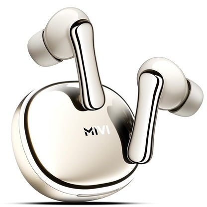 Mivi SuperPods Halo [Flagship Launch], 35dB ANC Active Noise Cancellation in Ear Ear Buds Wireless, Spatial Audio, 60HRS Battery,13mm Drivers earbuds - Rajputtrade