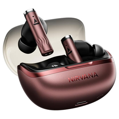 boAt Nirvana Zenith Pro (2025), 50dB Hybrid Adaptive ANC, Spatial Audio, Hi-Res Audio LDAC, 6Mics AI-ENx, 80 Hrs Battery, Bluetooth Earbuds, TWS Ear Buds Wireless Earphones with mic (3 Color Options)