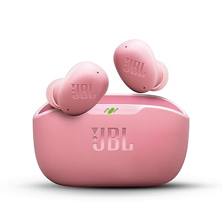 JBL Wave Buds 2 Ear Buds Wireless BluetoothV5.3, Active Noise Cancellation Earbuds,Multi Connect, App for Customized Extra Bass Eq, Relax Mode,Speed Charge, 40H Playback, Fast Pair, 4 Mics,IP54(Pink)