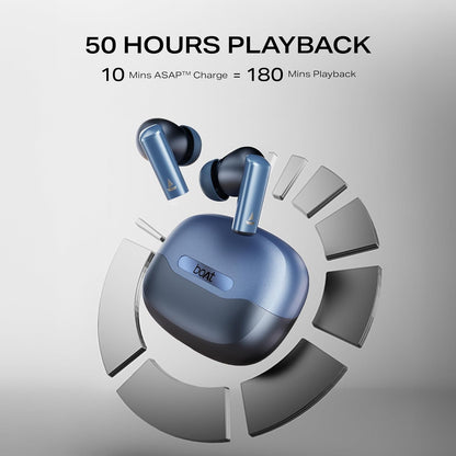 boAt Airdopes Prime 701 ANC (2025 Launch),46dB Hybrid ANC, 50Hr Battery, Real Spatial Audio, TWS Ear Buds Wireless Earphones with mic (3 Color Options)