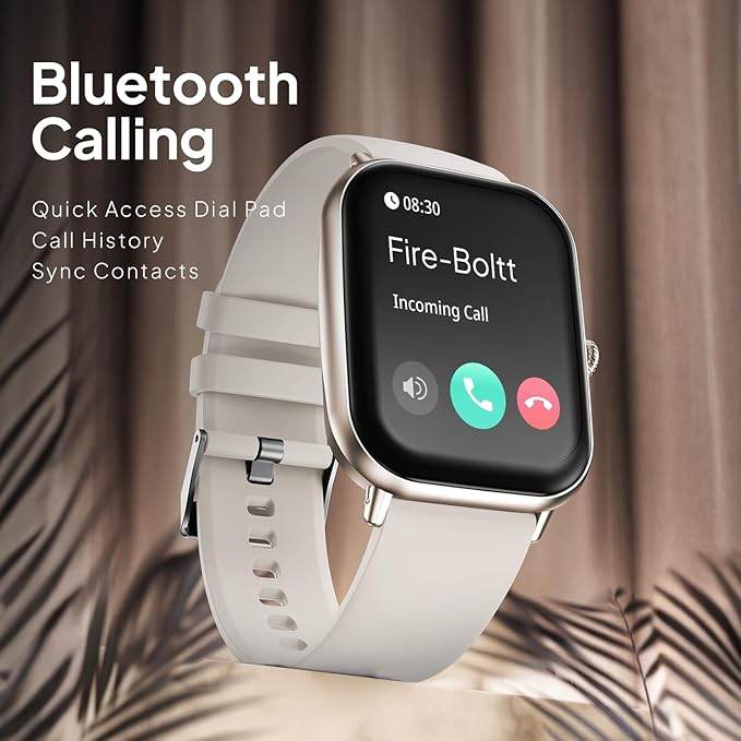Fire-Boltt Newly Launched Ninja Call Pro Max Flair Smart Watch 2.01 inch Display (Starlight) - Rajputtrade
