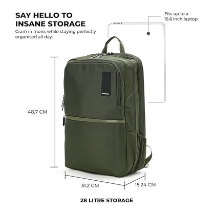 MOKOBARA The Kaleido Backpack, Water-Resistant 15.6" Laptop Bag with Luggage Sleeve for Work, Travel, and Daily Use - Suitable for Men and Women - Rajputtrade