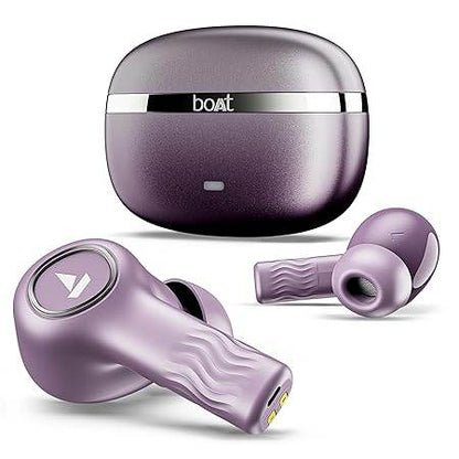 boAt Nirvana Ion ANC, Active Noise Cancellation(~32dB), 120Hrs Battery, App Support, Crystal Bionic Sound, 4Mics ENx, v5.3 Bluetooth Earbuds, TWS Ear Buds Wireless Earphones with mic (Rose Quartz) - Rajputtrade