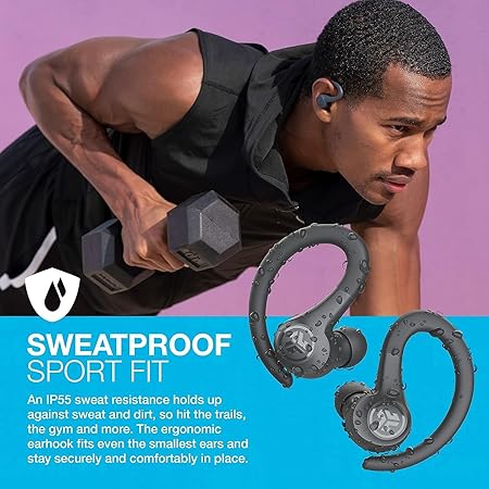 JLab Go Air Sport TWS Sports Earbuds - Bluetooth Earphones True Wireless, 32+ Hour Playtime - Rajputtrade