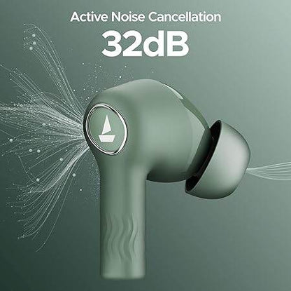 boAt Nirvana Ion ANC, Active Noise Cancellation(~32dB), 120Hrs Battery, App Support, Crystal Bionic Sound, 4Mics ENx, v5.3 Bluetooth Earbuds, TWS Ear Buds Wireless Earphones with mic (Northern Lights) - Rajputtrade