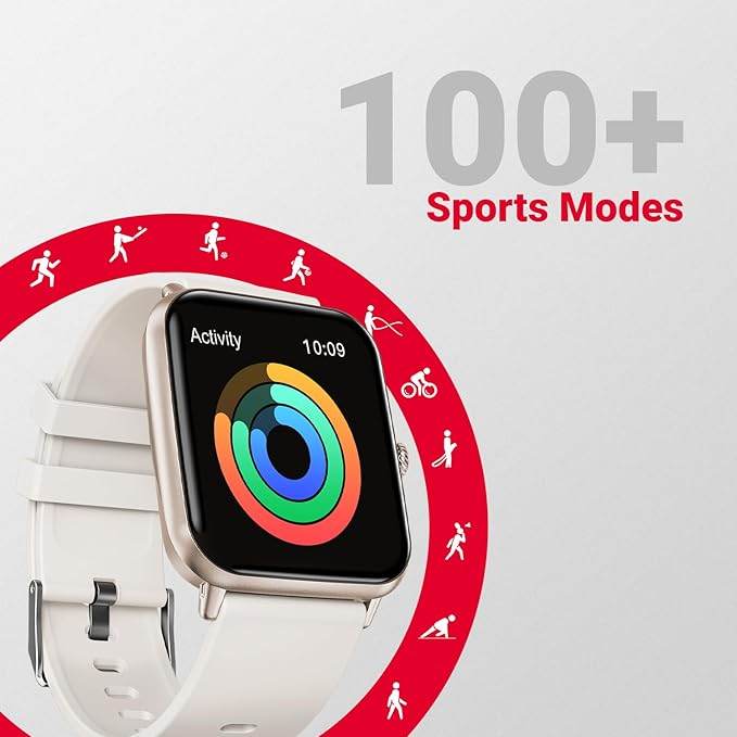 Fire-Boltt Ninja Call Pro Plus Fusion Smart Watch 1.83 inch with Bluetooth Calling (Starlight) - Rajputtrade