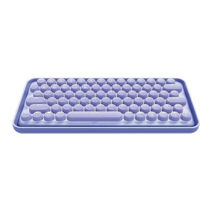 RAPOO Ralemo Pre 5 Mechanical Keyboard with Multi-Mode Technology (Bluetooth), Backlight Enabled & Built in Battery. Compatible with Windows/Chromebook/PC/Laptop (Purple) - Rajputtrade