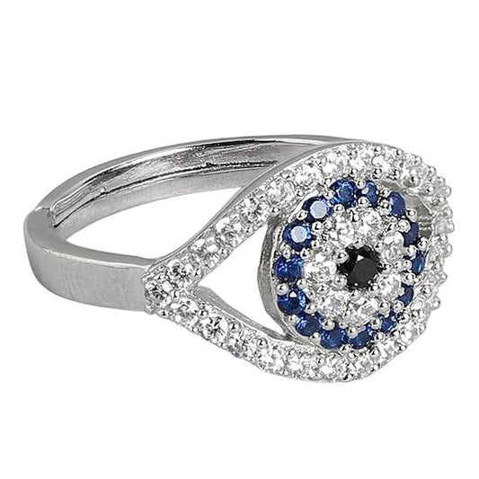 925 Sterling Silver Rhodium Plated Ring | Gift for Women and Girls | With Certificate of Authenticity and 925 Hallmark - Rajputtrade