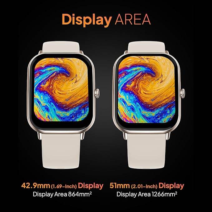 Fire-Boltt Newly Launched Ninja Call Pro Max Flair Smart Watch 2.01 inch Display (Starlight) - Rajputtrade