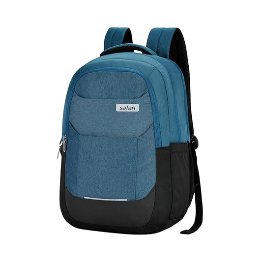 Safari Spade 34L Formal Laptop Backpack with Raincover, Antitheft Pocket, 3 Compartments, Front Pocket, Smart Trolley Sleeve, Office Bag, College Backpack, Travel Bag, School Bag - Rajputtrade