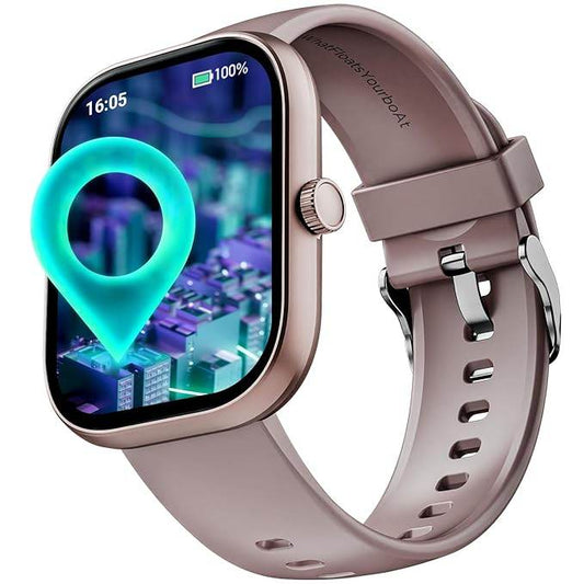 Boat Wave Sigma 3 w/Turn-by-Turn Navigation, 2.01" (5.1 cm) HD Display, Smart Watch for Men & Women(Rustic Rose) - Rajputtrade