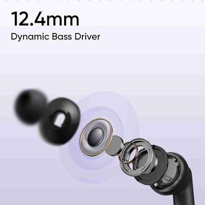 realme Buds T310 Truly Wireless in-Ear Earbuds with 46dB Hybrid ANC, Upto 40Hrs Battery and Fast Charging (White) - Rajputtrade